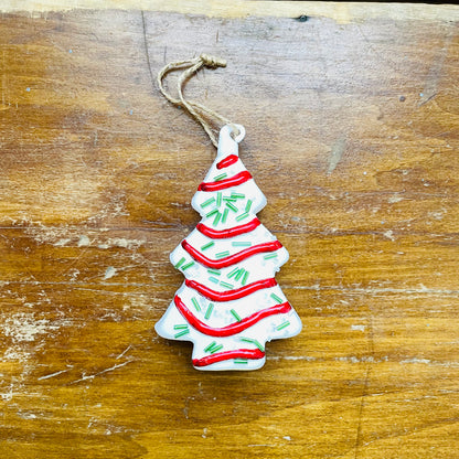 Christmas Tree Cake Ornament