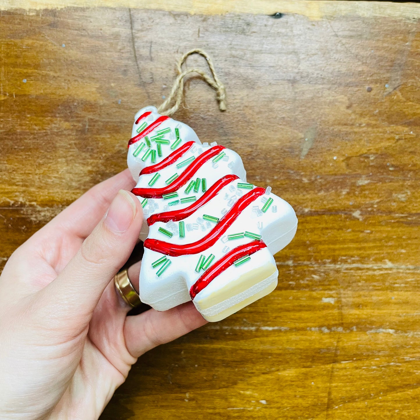 Christmas Tree Cake Ornament