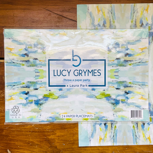Wintergreen Laura Park Paper Placemats- Lucy Grymes
