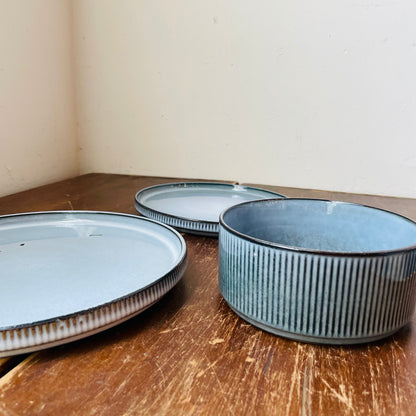 Blue Ridges Ceramic Dinner Set