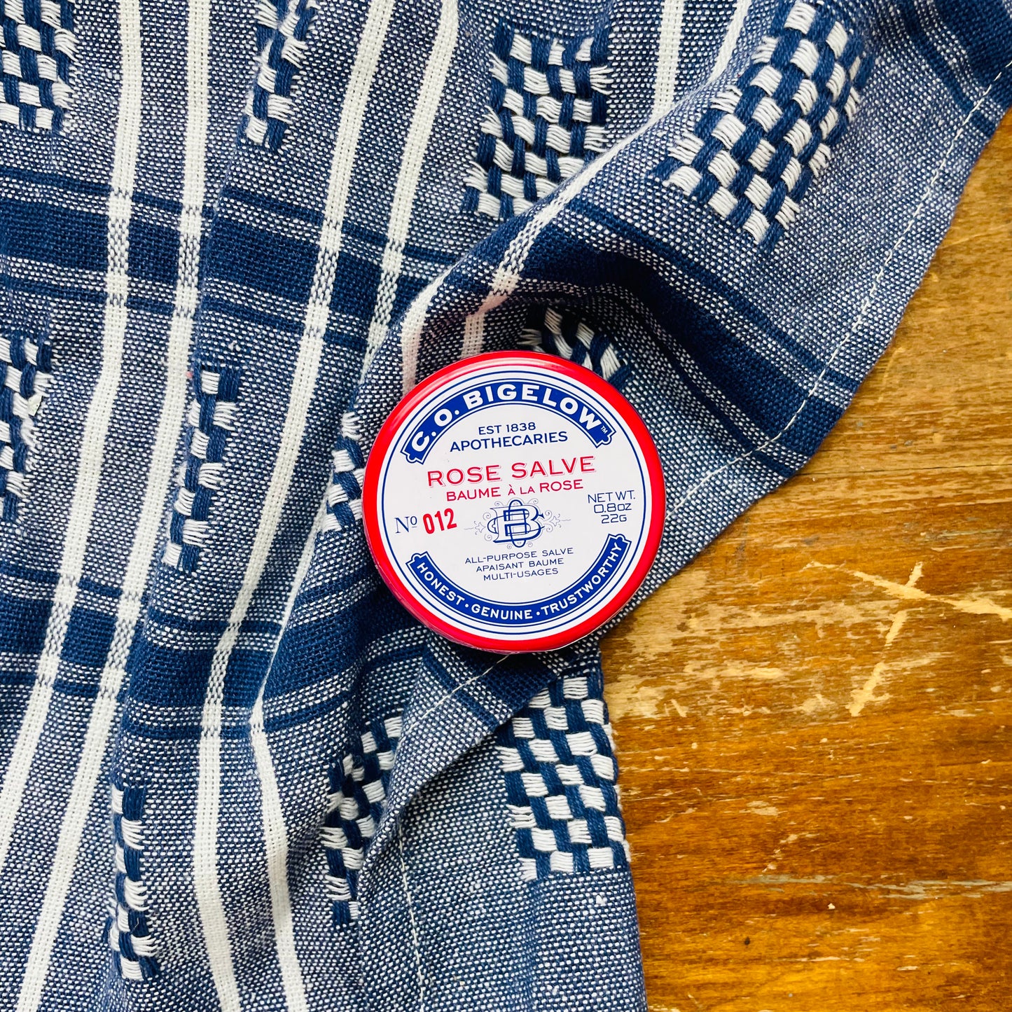 C.O. Bigelow Rose Salve Lip Tin