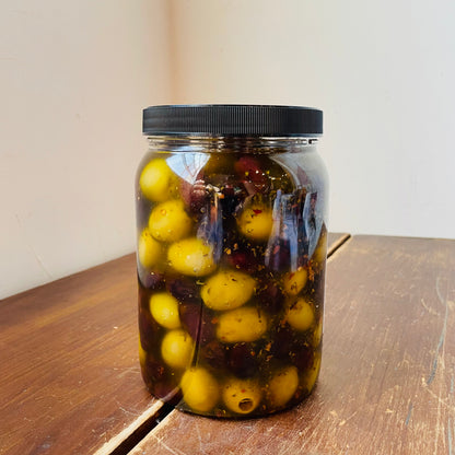Half Gallon Greek Country Olive Mix