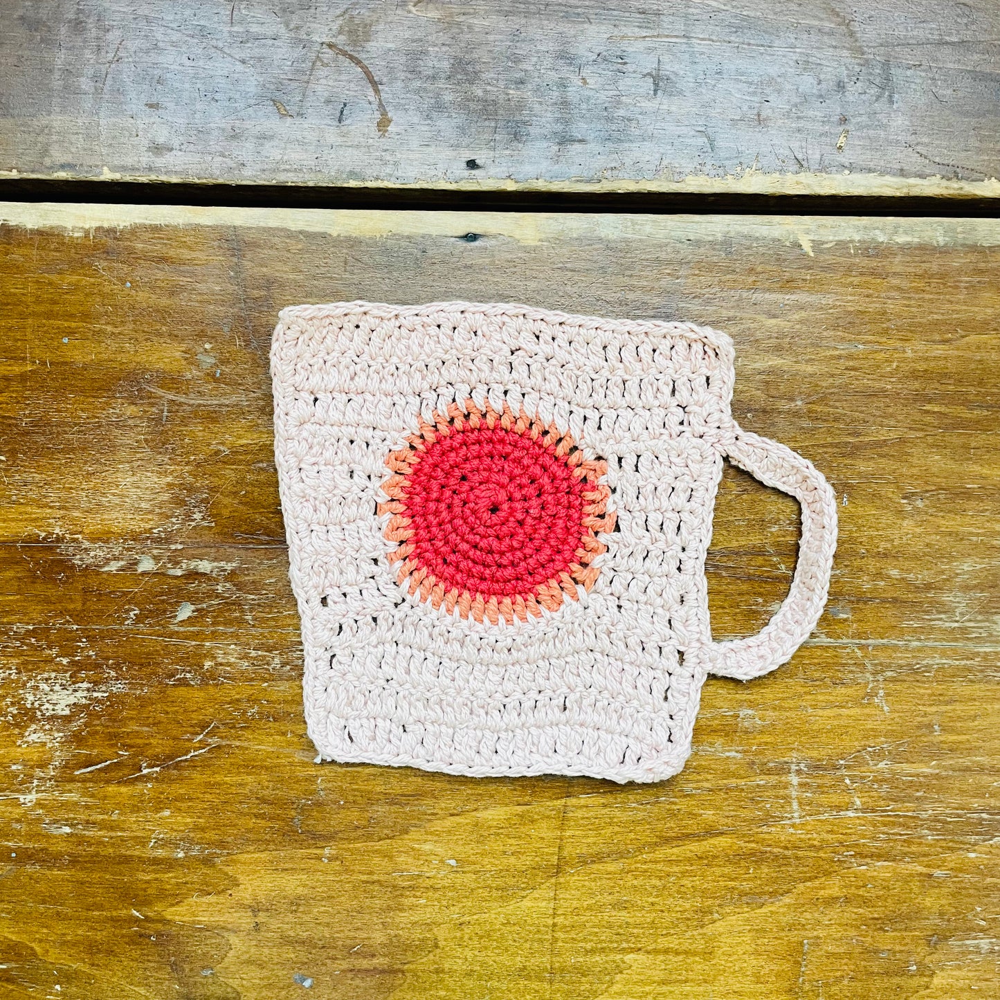 Mug Shaped Crocheted Pot Holder