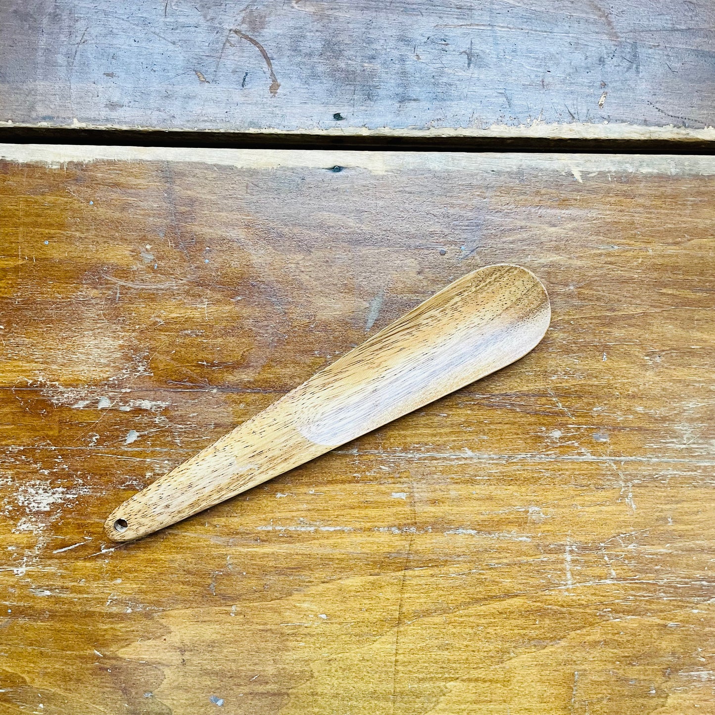 Hand-Carved Acacia Wood Scoop