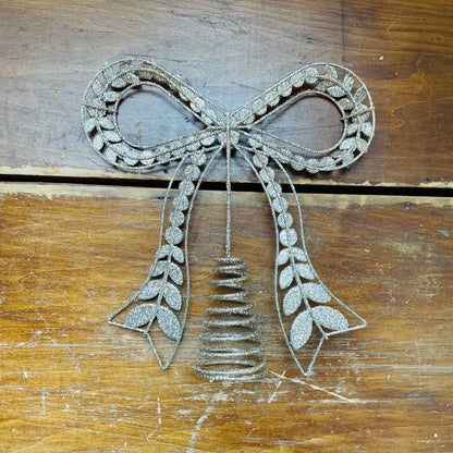 10.5" Jeweled Bow Tree Topper