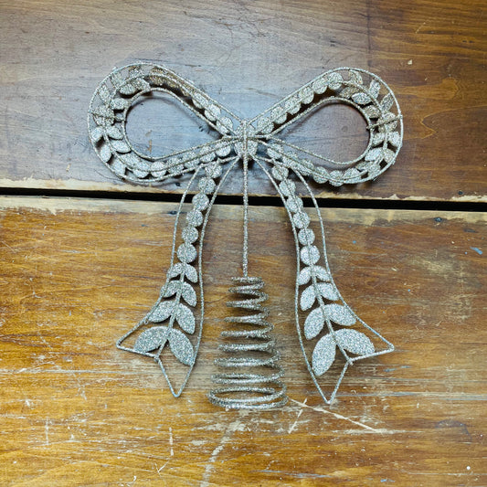 10.5" Jeweled Bow Tree Topper