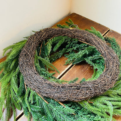 Mixed Cedar Wreath