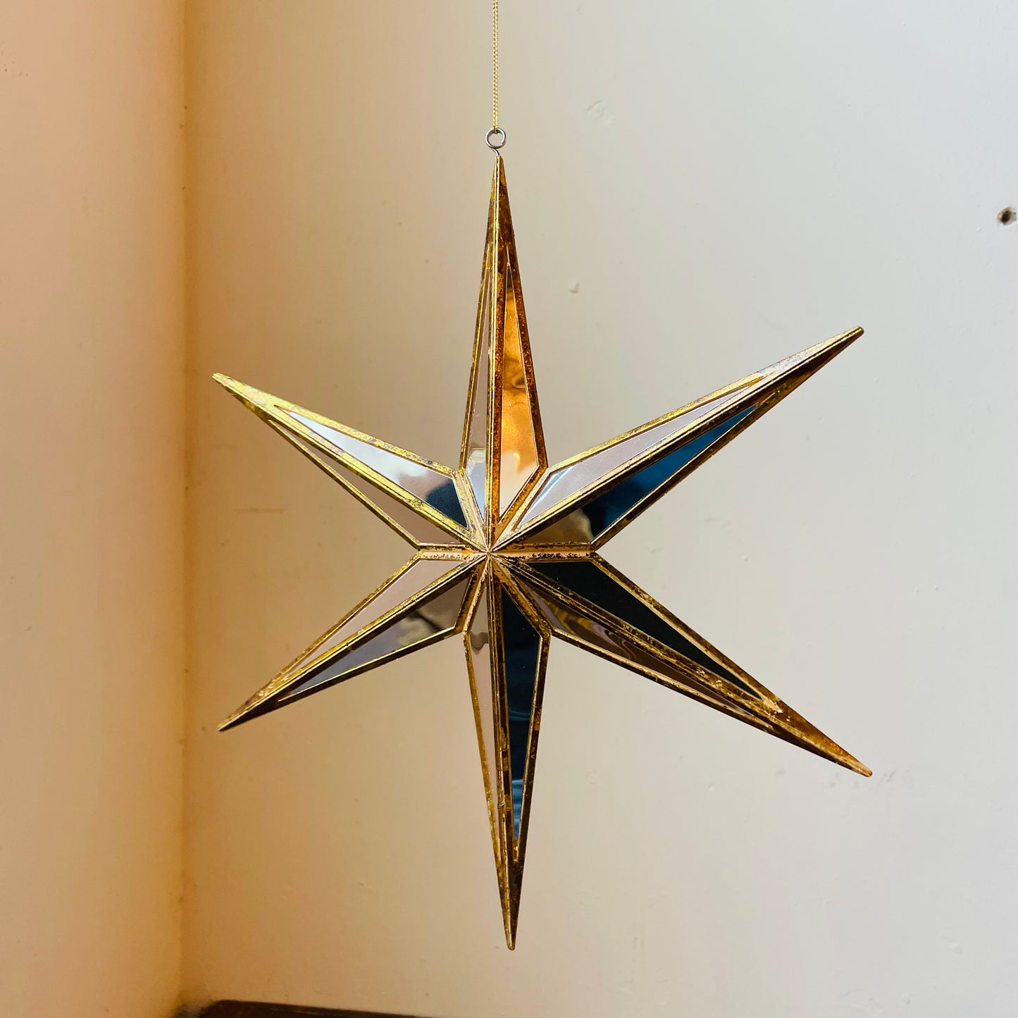 12" Mirrored Star Ornament