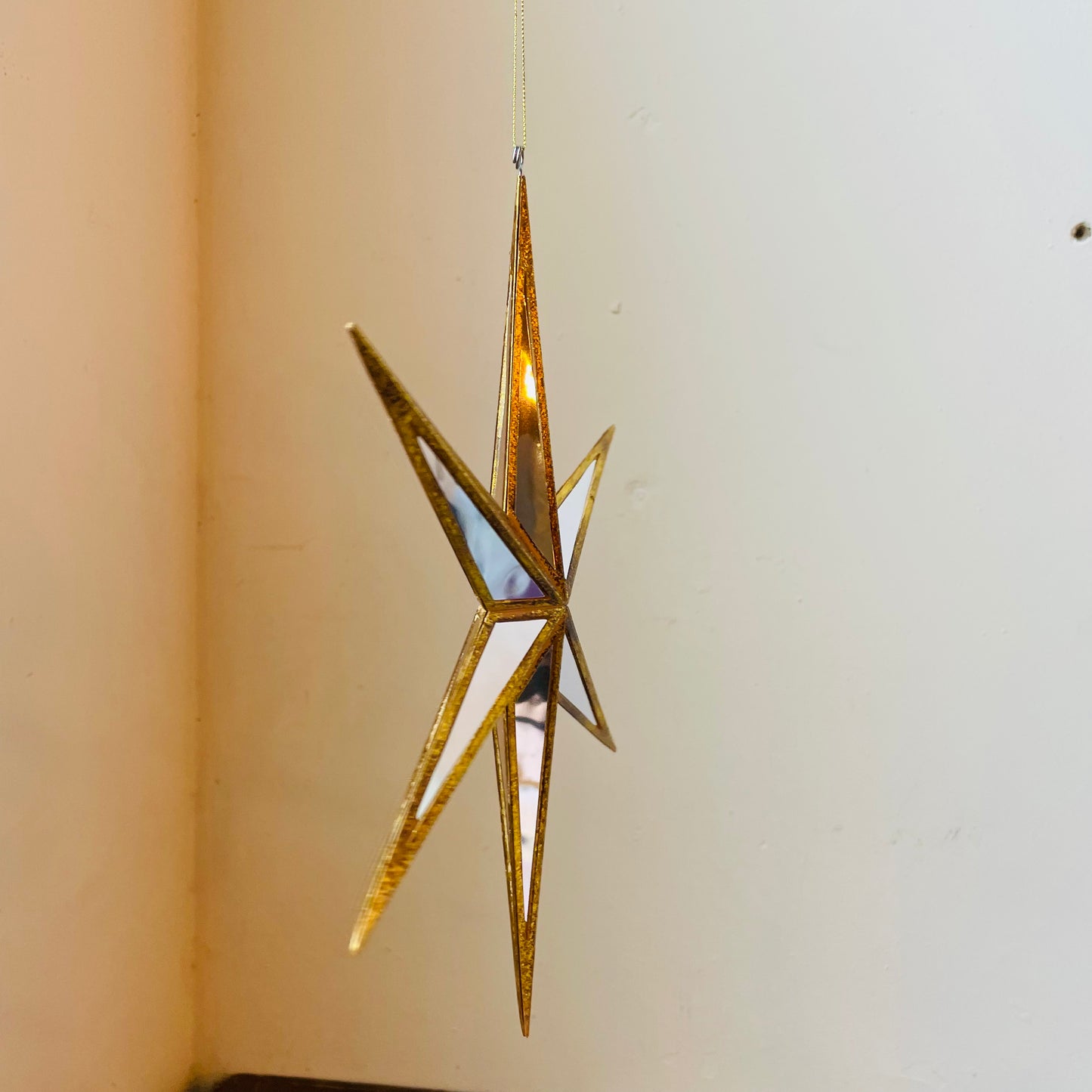 12" Mirrored Star Ornament