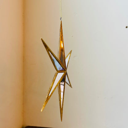 12" Mirrored Star Ornament