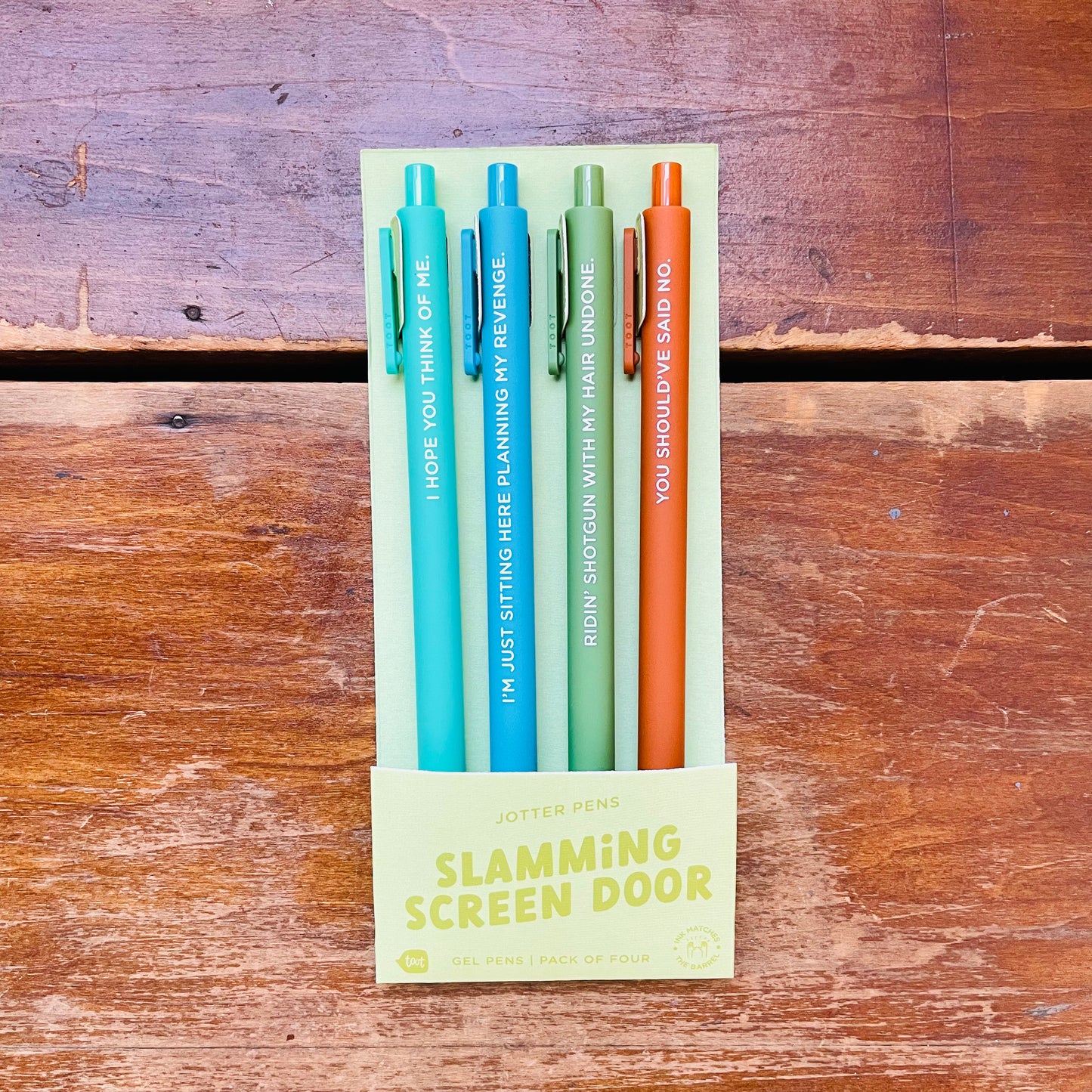 Slamming Screen Door Jotter Pens