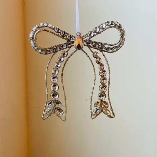 Jeweled Bow Ornament