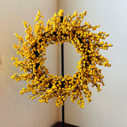 Dark Yellow Berry Wreath