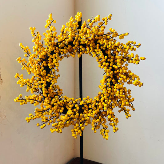 Dark Yellow Berry Wreath