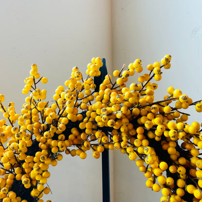 Dark Yellow Berry Wreath