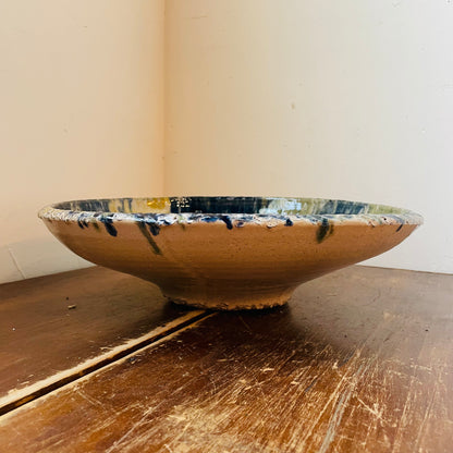 The Obsidian Reactive Glaze Terracotta Bowl