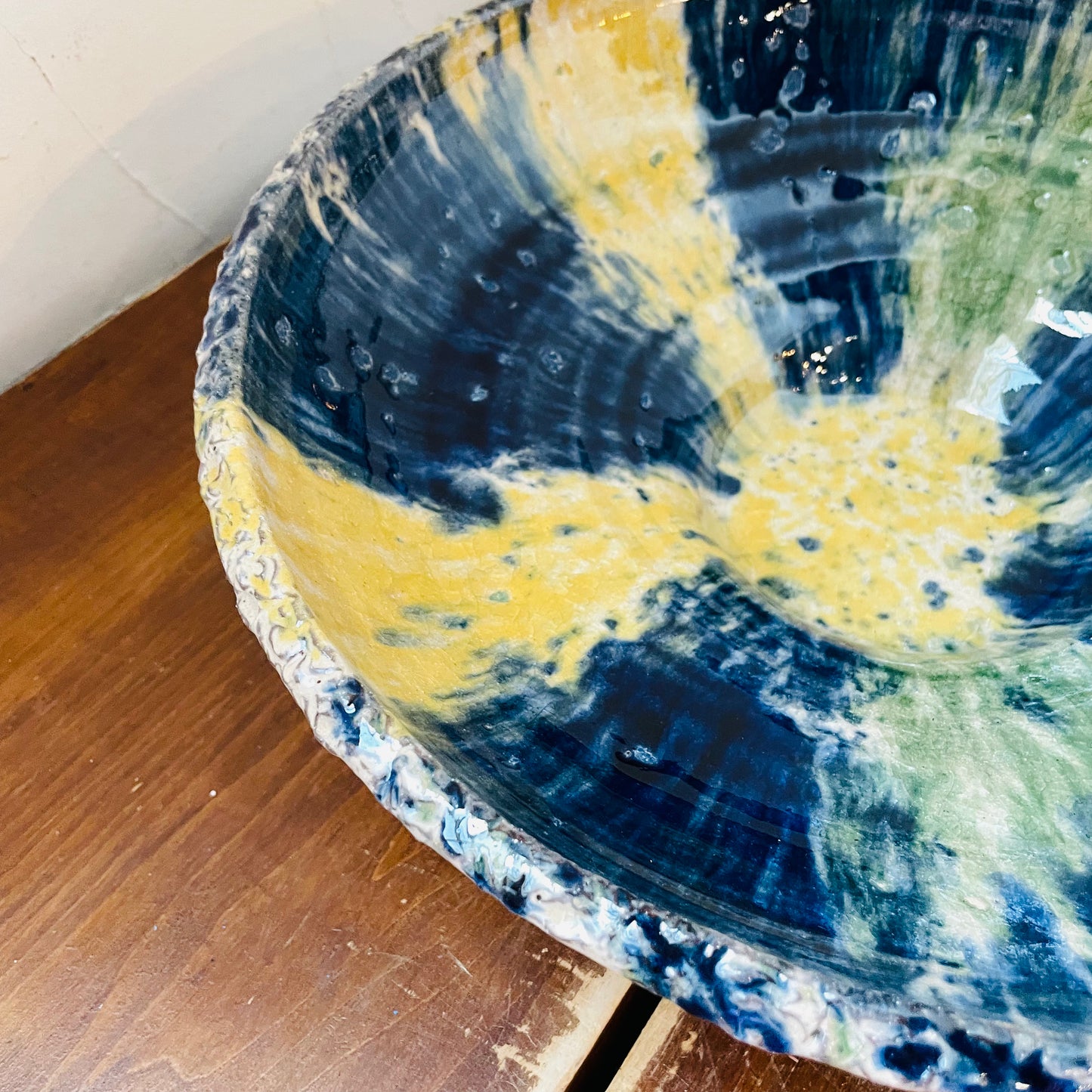 The Obsidian Reactive Glaze Terracotta Bowl