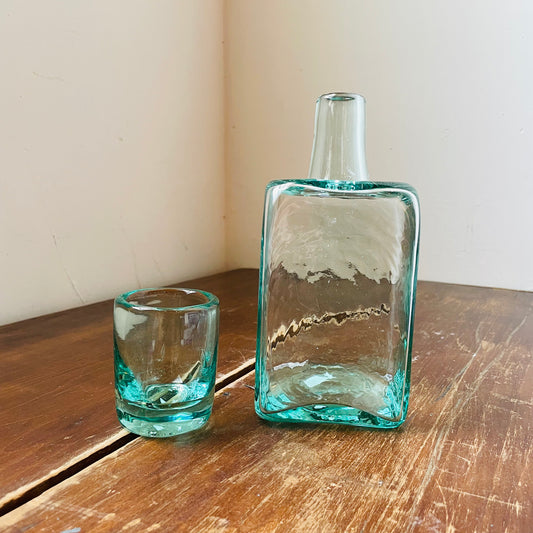 Water Carafe & Drinking Glass