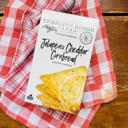 Jalapeno Corn Bread Crackers