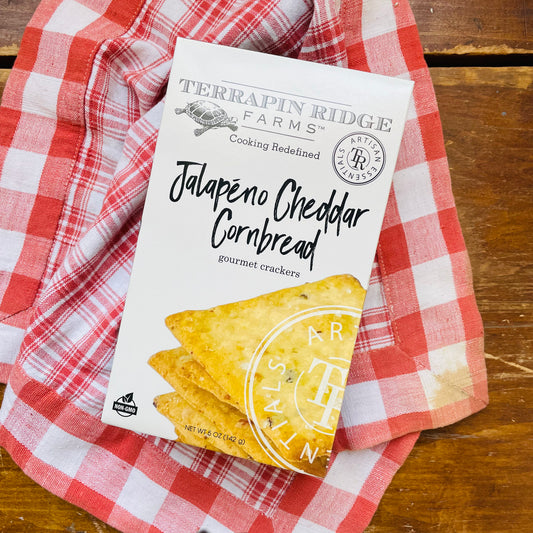 Jalapeno Corn Bread Crackers
