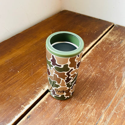 Hunting Camo Skinny Can Cooler