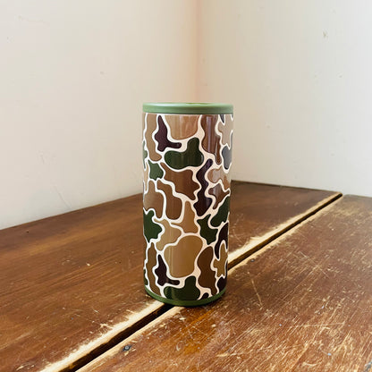 Hunting Camo Skinny Can Cooler
