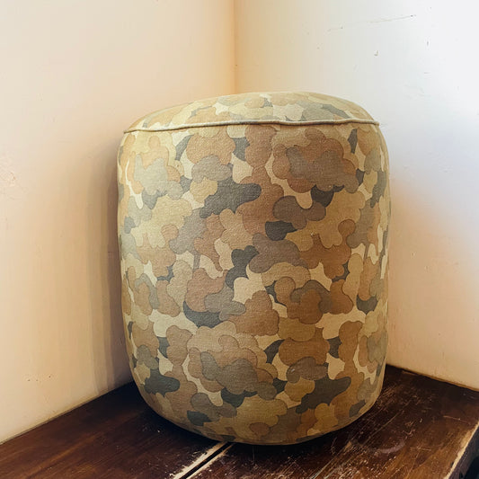 Back Water Camo Upholstered Stool