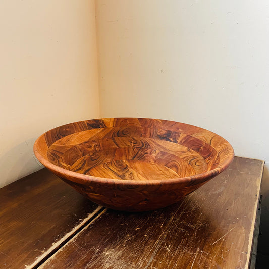 Large Wooden Serving Bowl