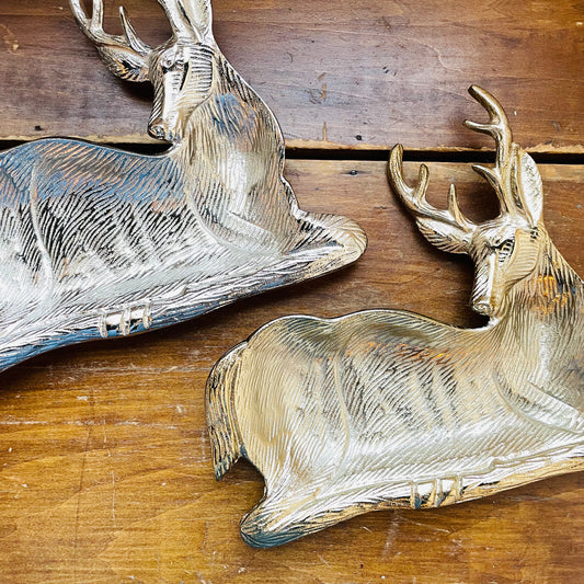 Metallic Deer Dish