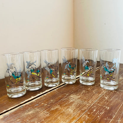 Sintzenich Waterfowl Highball Tumbler Set of 6- Vintage