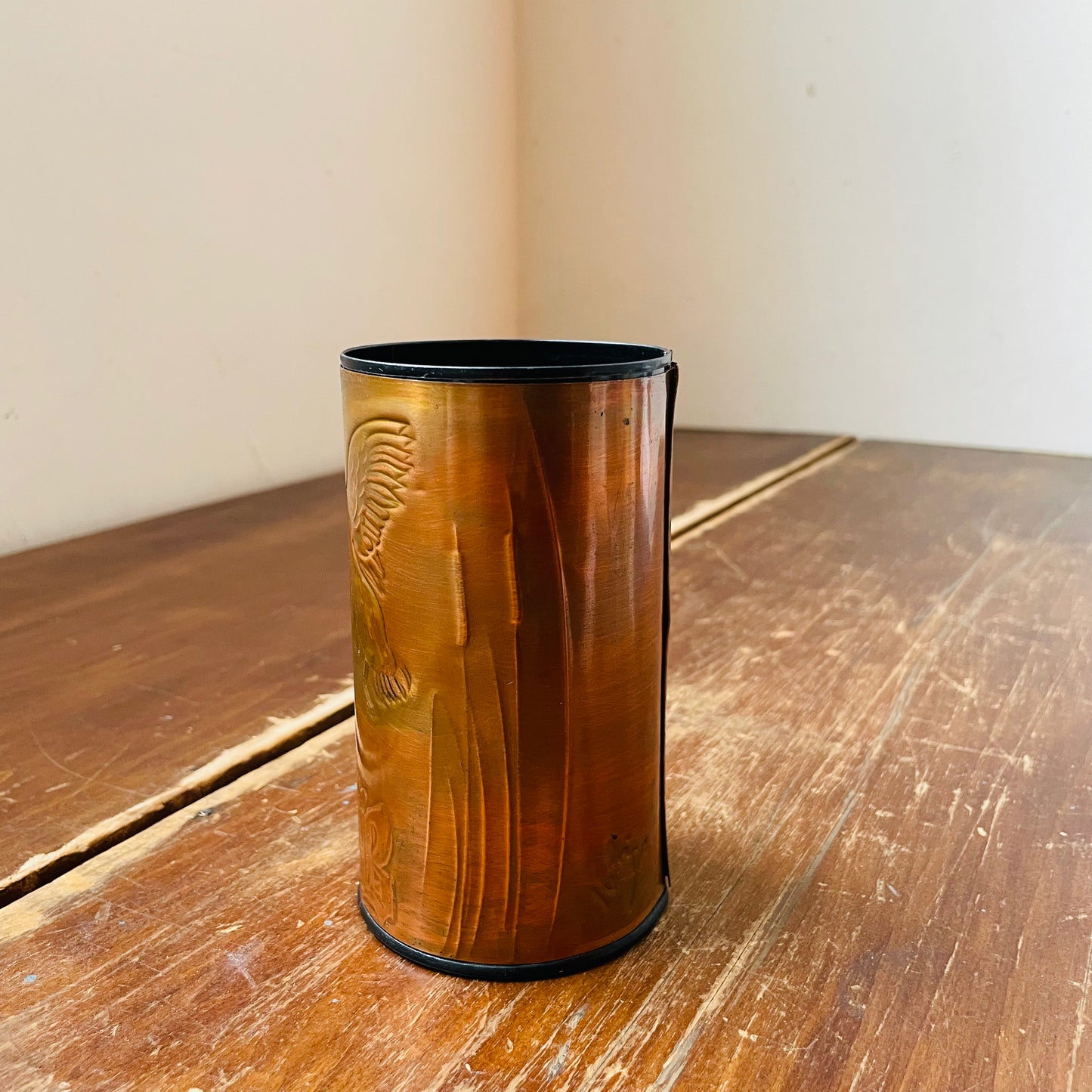 Copper Duck Pencil Cup- Vintage