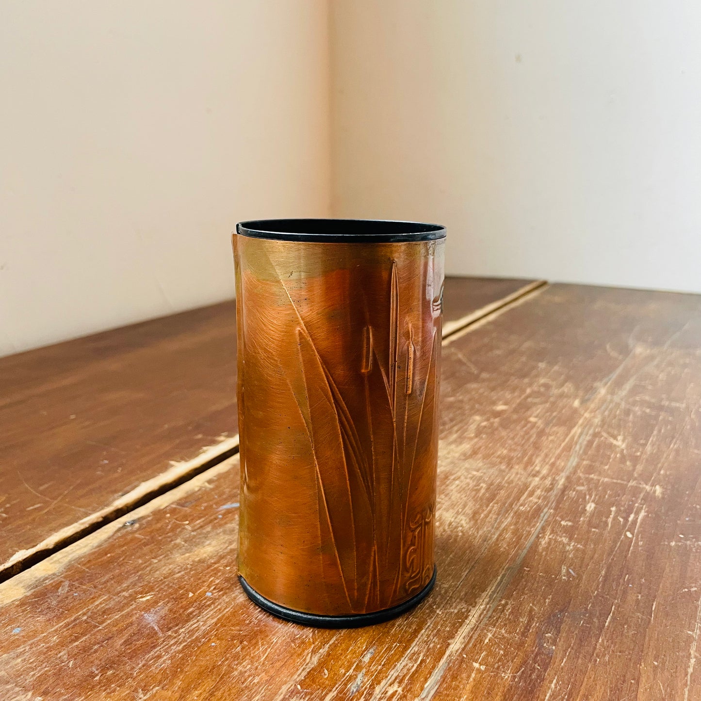 Copper Duck Pencil Cup- Vintage