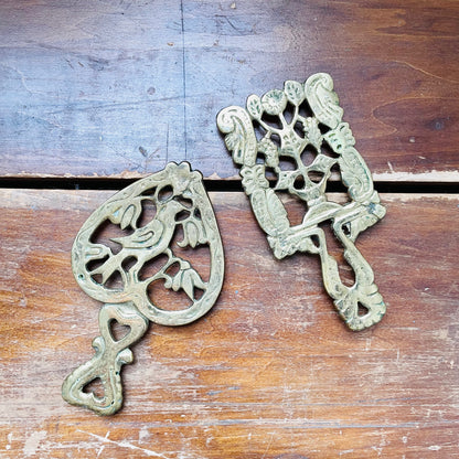 Brass Trivet- Vintage