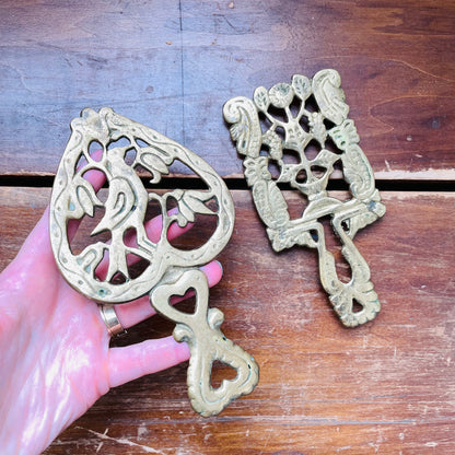 Brass Trivet- Vintage