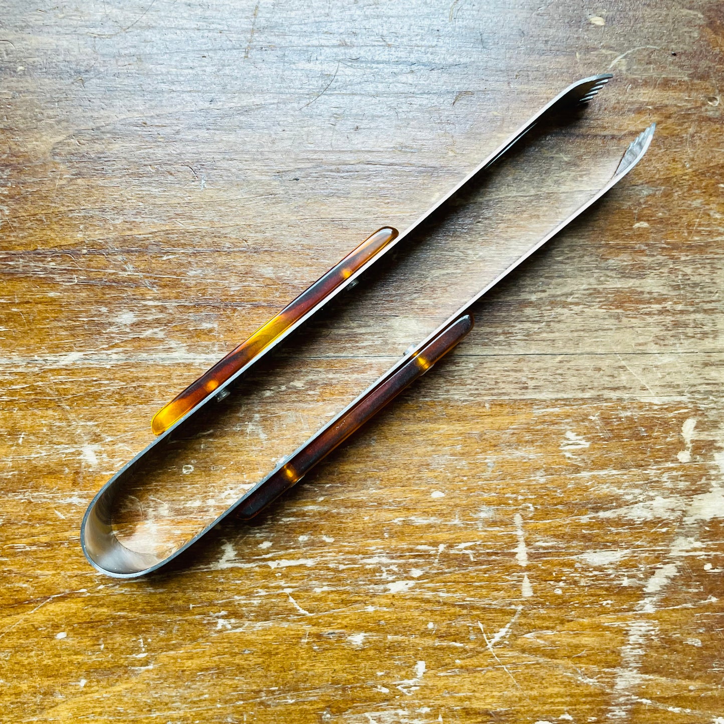 Tortoiseshell Ice Tongs- Vintage