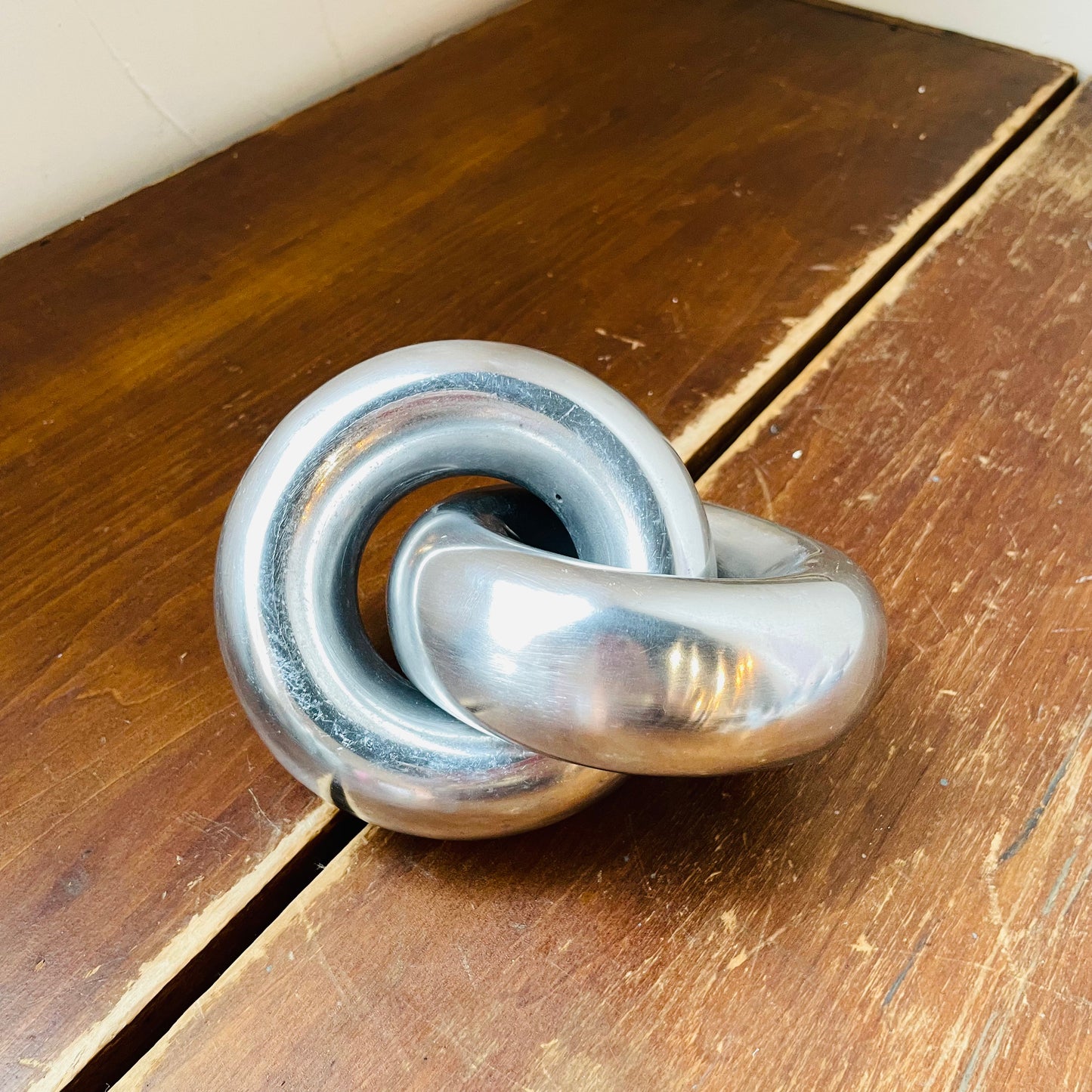 Intertwined Aluminum Knot- Vintage