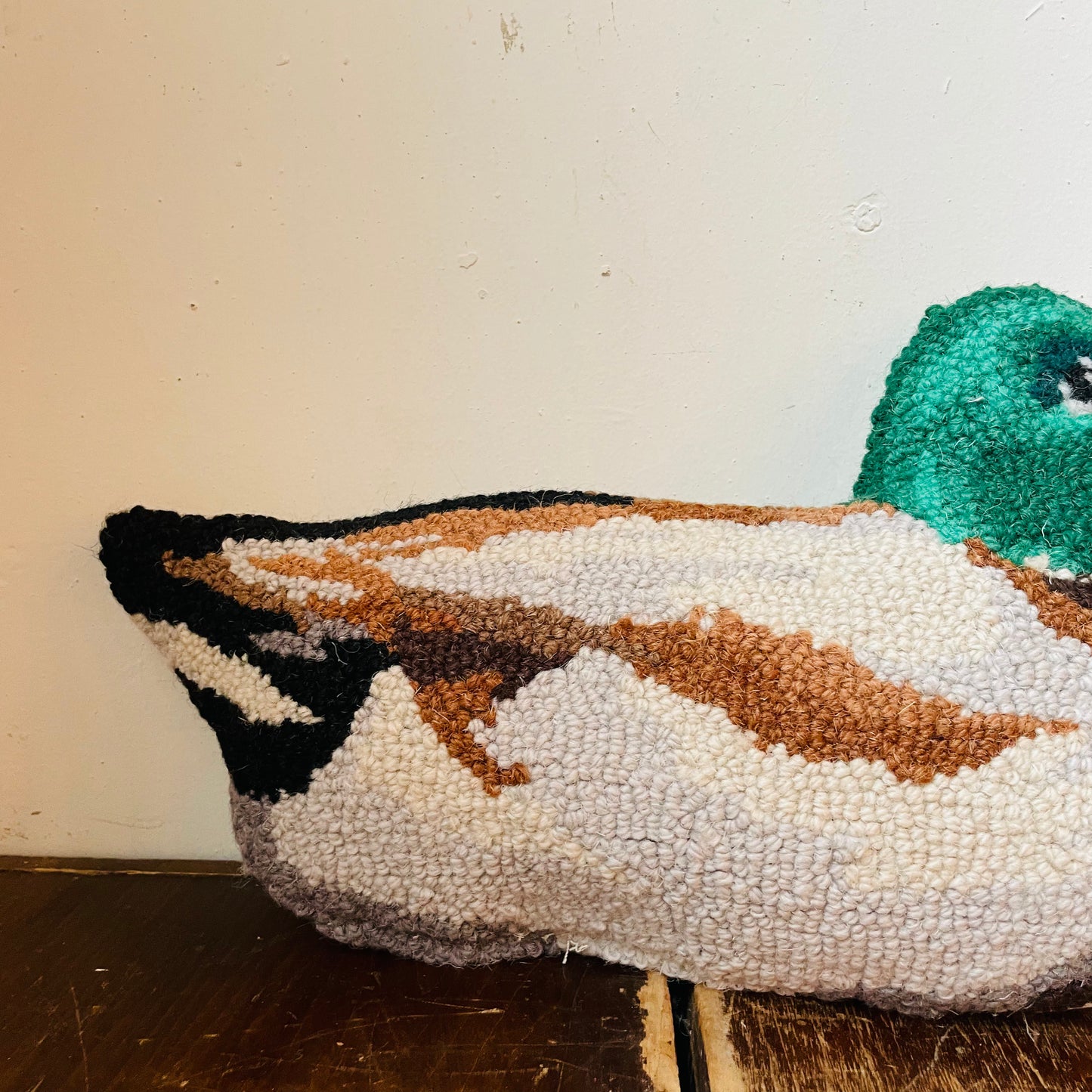 Mallard Duck Shaped Hook Pillow