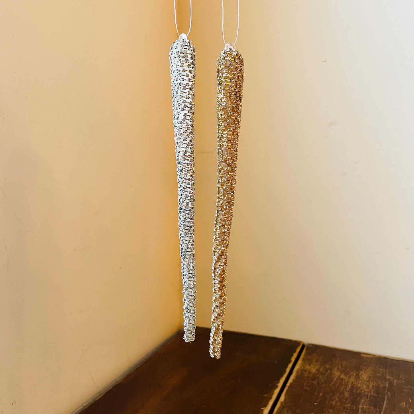 Metal Icicle Ornament