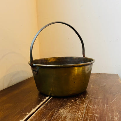 Brass Jam Pan with Handle- Antique