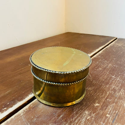 "The First of Fort Worth" Brass Canister Award- Vintage