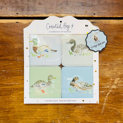 Duck, Duck Set of 4 Coasters