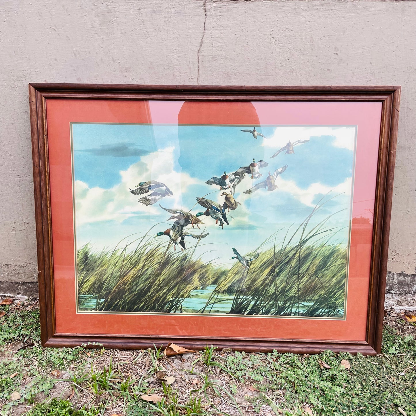 Bruce Lattig Duck Print-Vintage