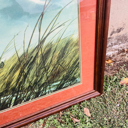 Bruce Lattig Duck Print-Vintage