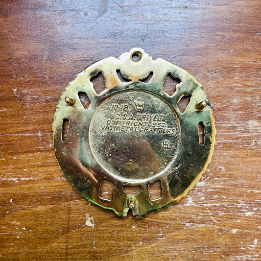 Brass Trivet, VA Metal Crafters-Vintage