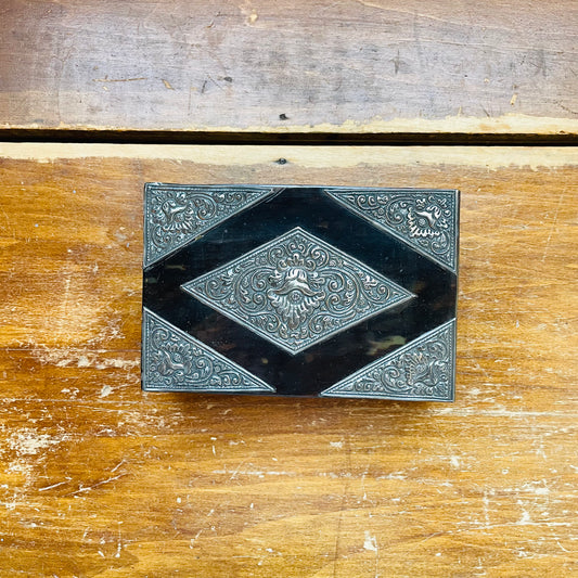 Tortoise Shell Box-Vintage