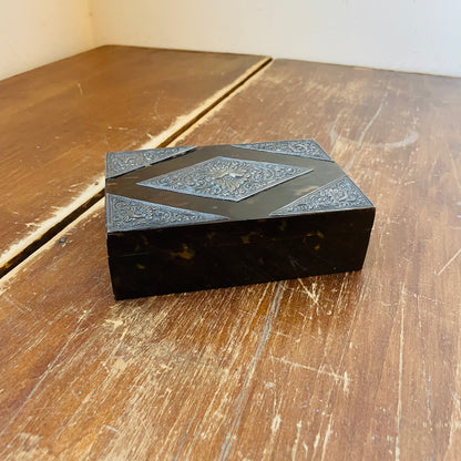 Tortoise Shell Box-Vintage