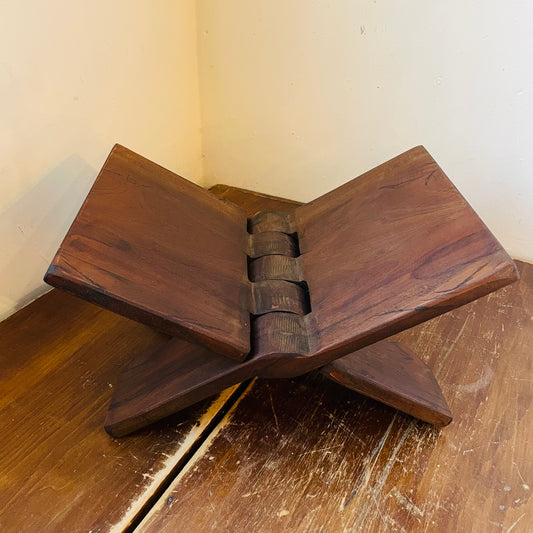 Reclaimed Wood Oversized Folding Book Holder