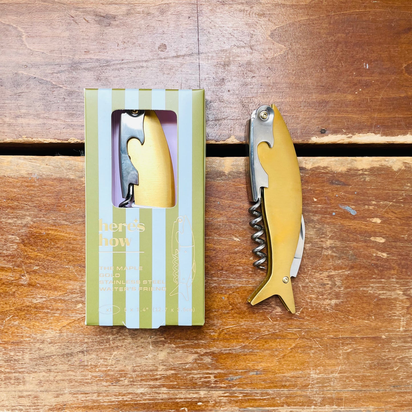 The Maple Wine Bottle Opener