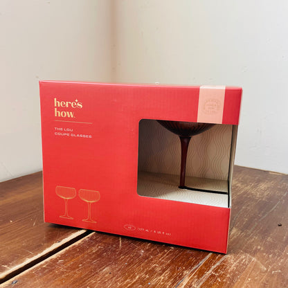 The Amber Lou Coupe Glasses