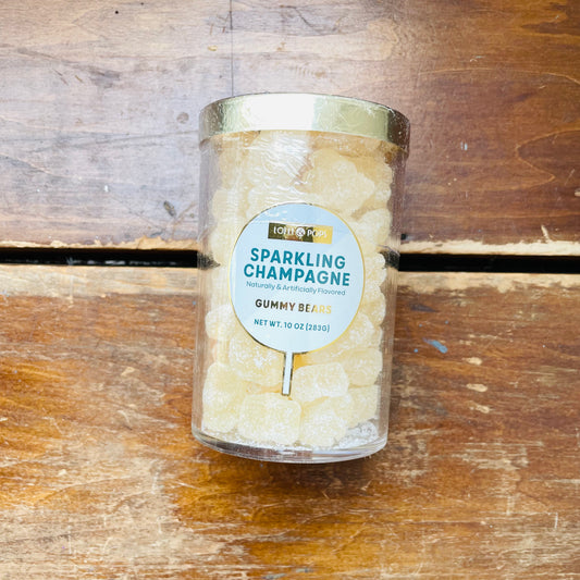Sparkling Champagne Medium Gummy Bears Tube